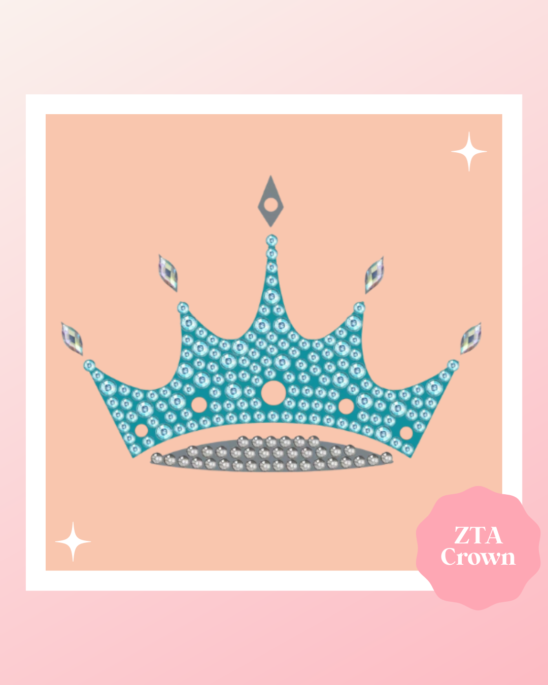 Zeta Tau Alpha Crown Keepsake Ornament