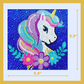 Magical Unicorn - Full Canvas - EASY