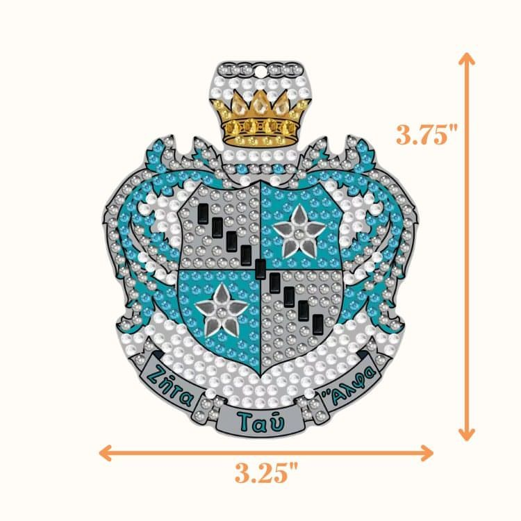 Zeta Tau Alpha Crest Keepsake Ornament