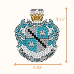 Zeta Tau Alpha Crest Keepsake Ornament