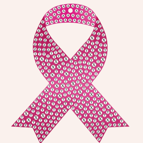 Breast Cancer Pink Ribbon Ornament Diamond Painting Kit