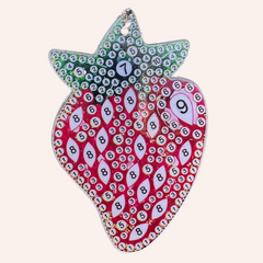 Craft Time - About 1.5 hours   Diamond Art on both sides  Kit includes resin ornament, 6 various colored drills, 4 special shaped drills